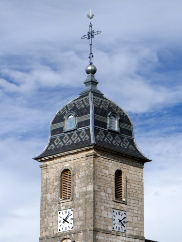 Clocher de Bouclans (25) photo Y. Bessero