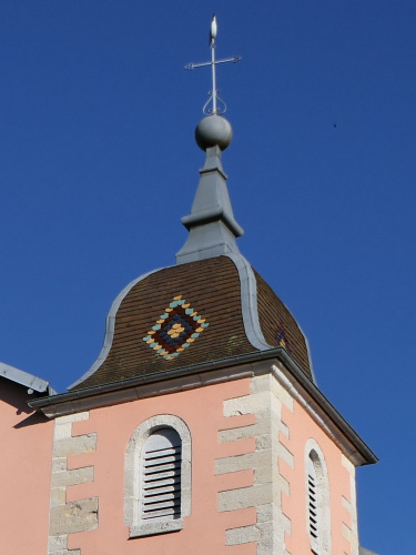 Clocher de Recologne-lès-Ray (70) photo Y. Bessero