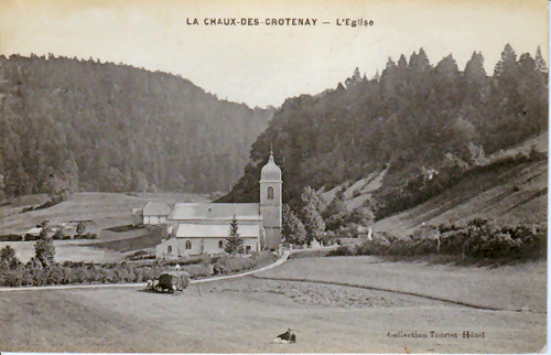 Clocher de Chaux-des-Crotenay vers 1900
