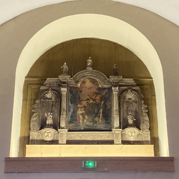 Dans l'église de Lamoura, photo O. Pernot