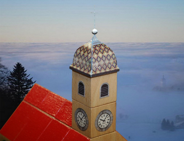 Jeu de cubes en bois